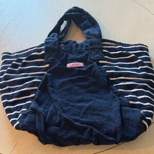 Vineyard Vines Navy and White Striped Shoulder Bag